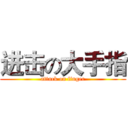 进击の大手指 (attack on finger)