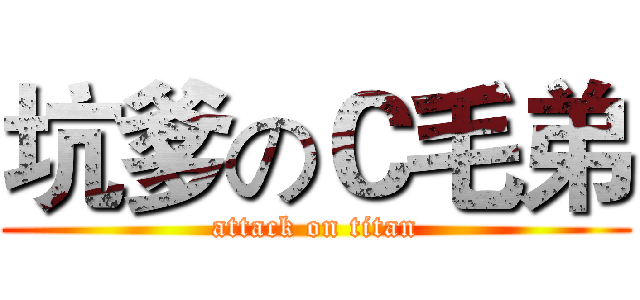 坑爹のＣ毛弟 (attack on titan)