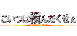 こいつは積んだくせぇ (fuckin shit!!!!!)