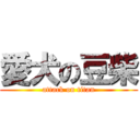 愛犬の豆柴 (attack on titan)