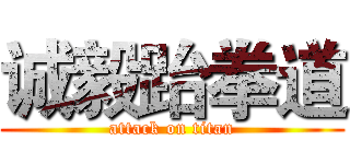 诚毅跆拳道 (attack on titan)