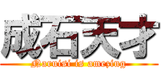 成石天才 (Naruisi is amezing)