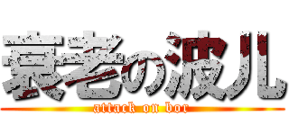 衰老の波儿 (attack on bor)