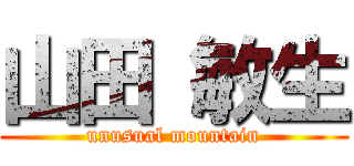 山田 敏生 (unusual mountain)