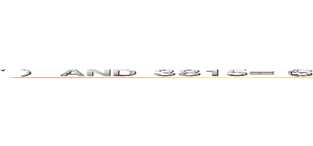 '） ＡＮＤ ３８１５＝（ＳＥＬＥＣＴ ３８１５ ＦＲＯＭ ＰＧ＿ＳＬＥＥＰ（５）） ＡＮＤ （'ｂＦｅＤ'＝'ｂＦｅＤ ()