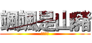 颯颯是山豬 (會撞人的)