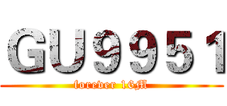 ＧＵ９９５１ (forever 16M)