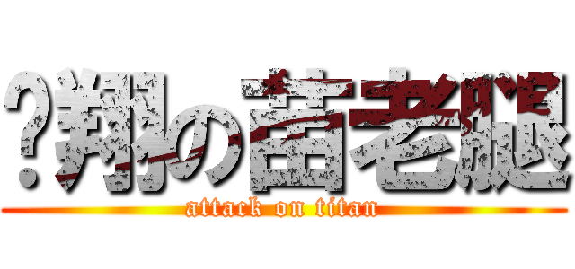 飞翔の苗老腿 (attack on titan)