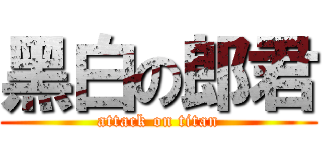 黑白の郎君 (attack on titan)