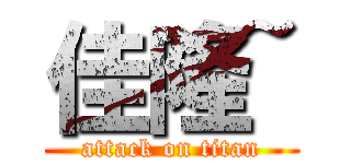 佳隆~ (attack on titan)