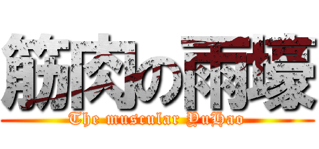 筋肉の雨壕 (The muscular YuHao)