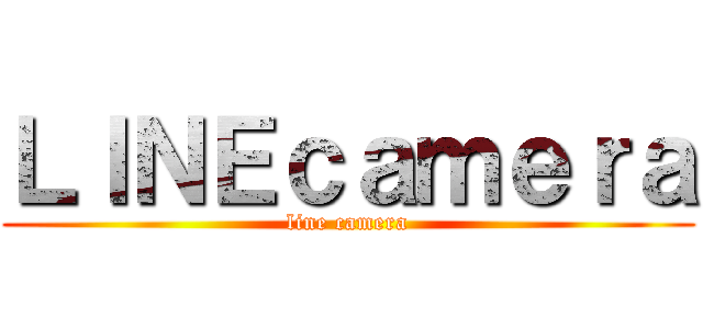 ＬＩＮＥｃａｍｅｒａ (line camera)