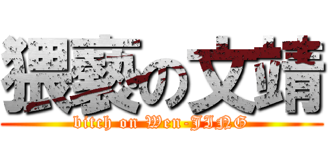 猥褻の文靖 (bitch on Wen-JING)