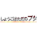 しょうごはただのブタ (attack on titan)