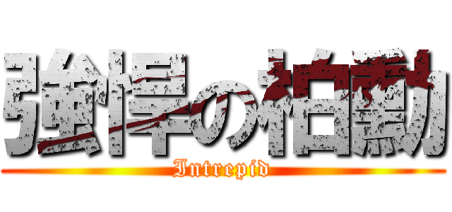 強悍の柏勳 (Intrepid)