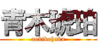 青木琥珀 (aokikohaku)