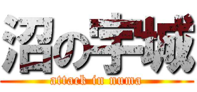 沼の宇城 (attack in numa)