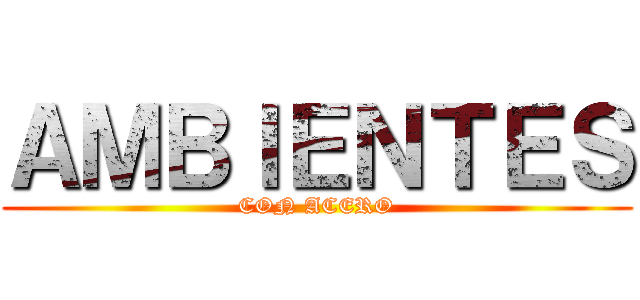 ＡＭＢＩＥＮＴＥＳ (CON ACERO)