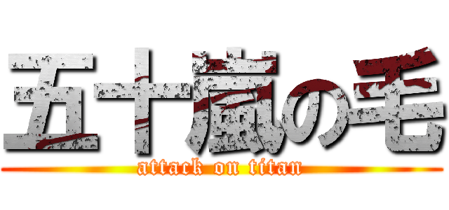 五十嵐の毛 (attack on titan)