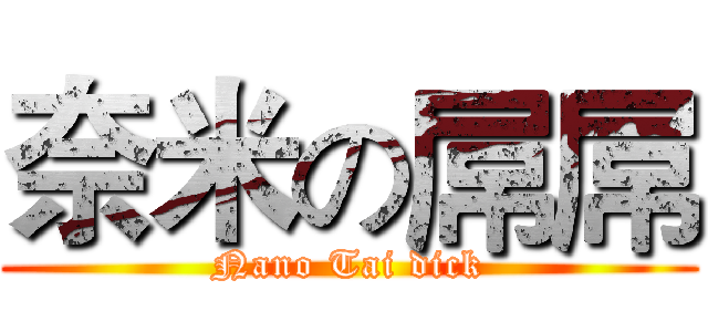 奈米の屌屌 (Nano Tai dick)