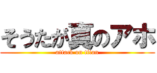 そうたが真のアホ (attack on titan)