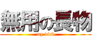 無用の長物 (my dick)