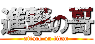 進撃の哥 (attack on titan)