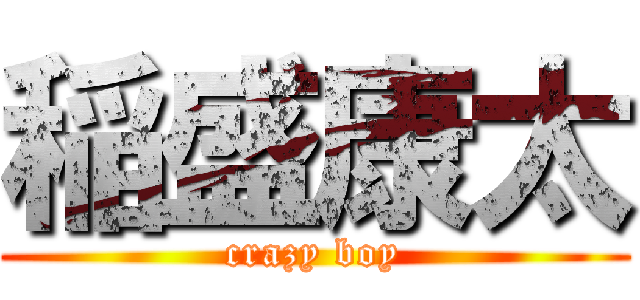 稲盛康太 (crazy boy)