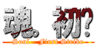 魂。初弒 (Soul - First Strike)