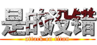 是的没错 (attack on titan)