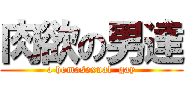 肉欲の男達 (a homosexual  gay)