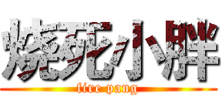 烧死小胖 (fire pang)