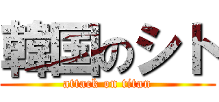 韓国のシト (attack on titan)