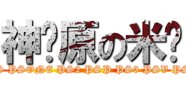 神还原の米兰 (PS PSONE PS2 PSP PS3 PSV PS4)