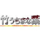 竹うちまな葉 (attack on titan)