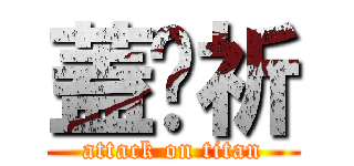 蓋趴祈 (attack on titan)