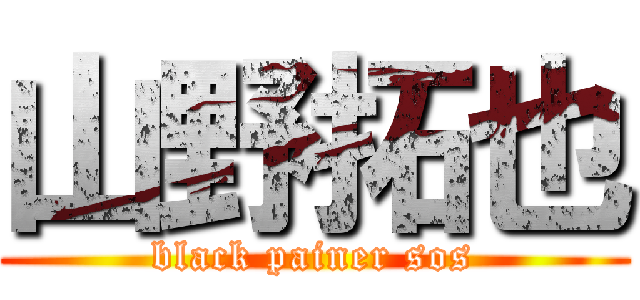 山野拓也 (black painer sos)