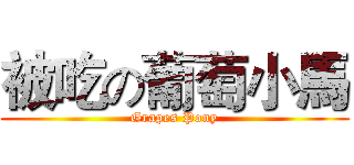 被吃の葡萄小馬 (Grapes Pony)