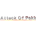 Ａｔｔａｃｋ Ｏｆ Ｐｅｋｋａ (Attack of PEKKA)