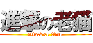進撃の老猫 (attack on titan)