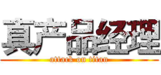 真产品经理 (attack on titan)