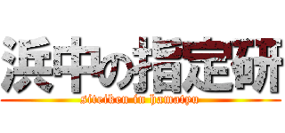 浜中の指定研 (siteiken in hamatyu)