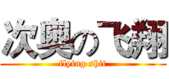 次奥の飞翔 (flying shit)
