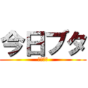 今日ブタ (養豚場編)