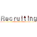 Ｒｅｃｒｕｉｔｉｎｇ (Crimson Hawk's)