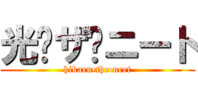 光•ザ•ニート (hikaru•the•neet)
