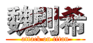 魏則希 (attack on titan)