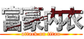 富豪内衣 (attack on titan)