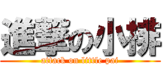 進撃の小排 (attack on little pai)