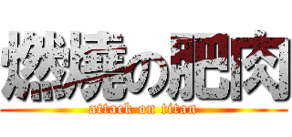 燃燒の肥肉 (attack on titan)